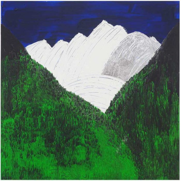 Berge Acryl auf Leinwand - B019